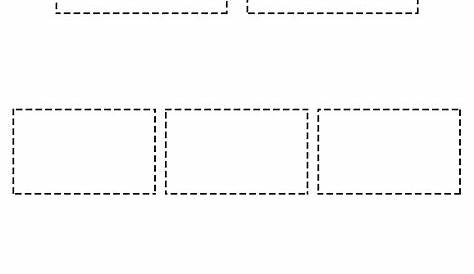 printable rectangle trace worksheet