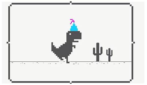 Google Chrome dino game: T-Rex gets party hats, cakes and more | tech