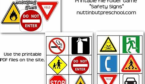safety signs worksheets