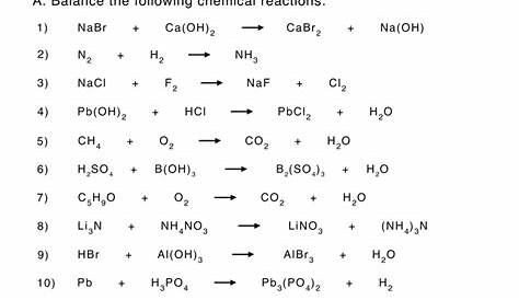 organic chemistry reactions worksheet with answers