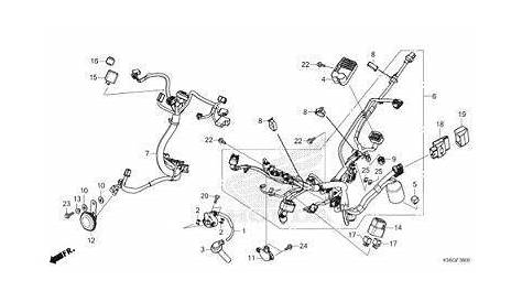 wiring diagram sepeda motor honda