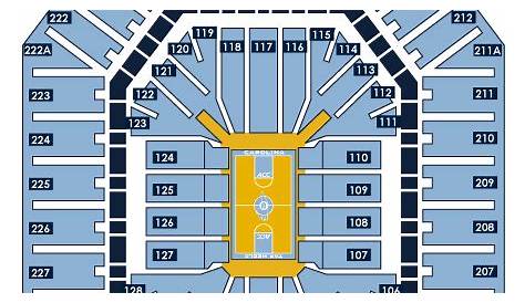 Dean Smith Center Seating Chart With Rows | Two Birds Home