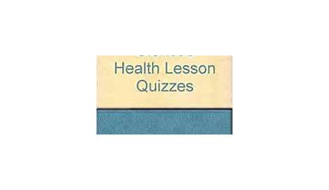 Glencoe Health Lesson Quizzes: Glencoe McGraw-Hill: 9780026514897