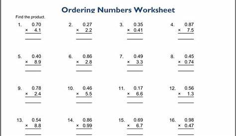 Decimal multiplication practice