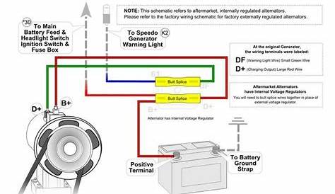 2 wire alternator wiring diagram