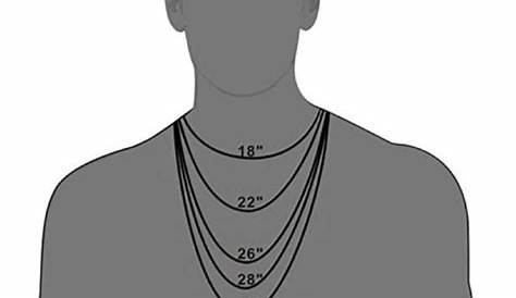 necklace size guide men