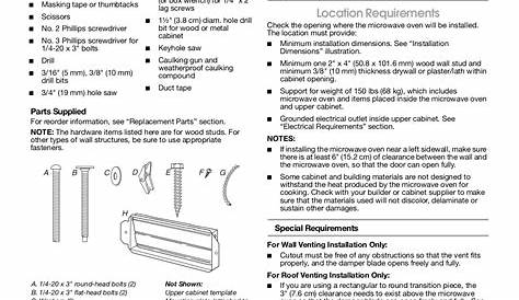 PDF manual for Whirlpool Microwave WMH3205XVS