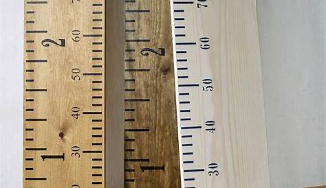 personalised 'kids rule' wooden ruler height chart by lovestruck