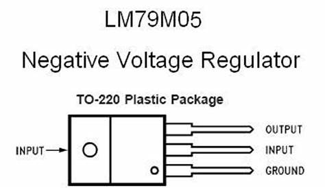 LM79M05 NEGATIVE -5v Voltage Regulator | NightFire Electronics LLC