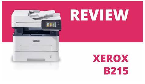 Xerox B215 A4 Mono Multifunction Laser Printer - YouTube