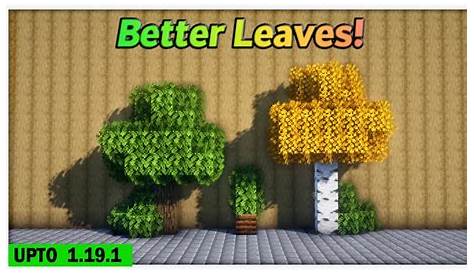how to get leaf blocks in minecraft