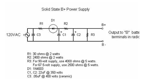 90 vdc power supply schematic
