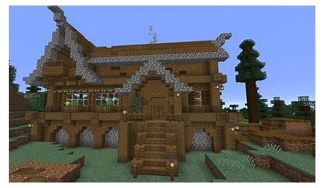 Cobble And Wood House Minecraft - Pixel Art Grid Gallery
