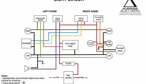 simple motorcycle wiring diagram