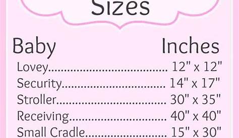 Crochet Afghan & Blanket Size Chart - A Crocheted Simplicity