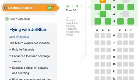 jetblue mint seating chart