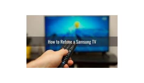 how to manually tune samsung tv