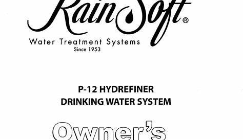 Rainsoft Reverse Osmosis Manual