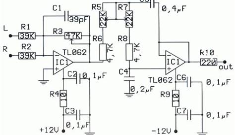 Subwoofer Pre-Amp Filter Circuit - Electronic Circuit