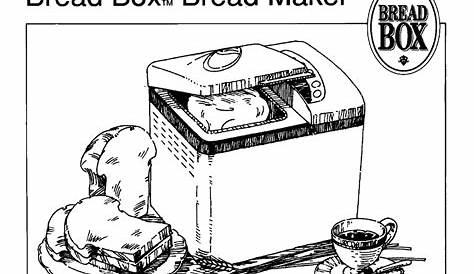 toastmaster bread box manual