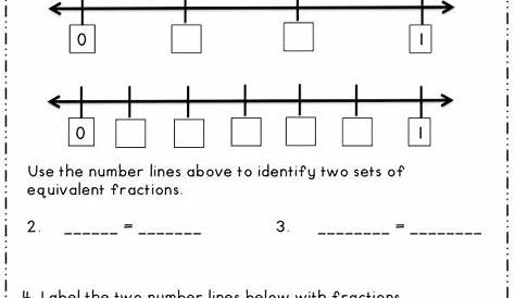 fractions on number line worksheet
