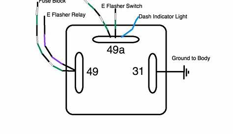 3 Prong Turn Signal Flasher Wiring - Wiring Diagram Detailed - 3 Prong