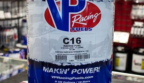 vp racing fuel chart