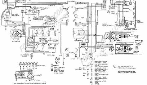 ford regulator wiring diagram 1965