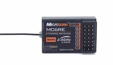 Microzone MC6RE 6 Channel Receiver (with aerial) - 2.4GHz and 35MHz