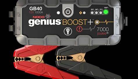 Noco Genius GB40 Boost Sport 400A UltraSafe Lithium Jump Starter