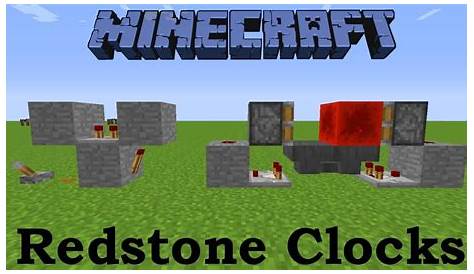 Redstone Clocks - Minecraft Tutorial - YouTube