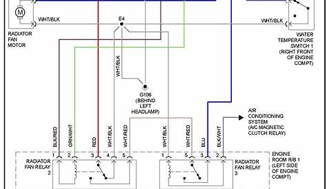 camry cooling fans wiring diagram