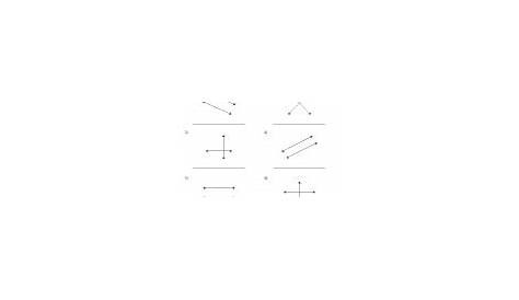 Parallel And Perpendicular Lines Worksheet - slidesharetrick