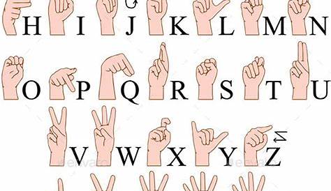 Sign Language A To Z Numbers Hands Pack | Sign language alphabet, Sign