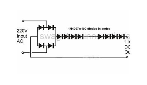 220v to 110v converter circuit diagram