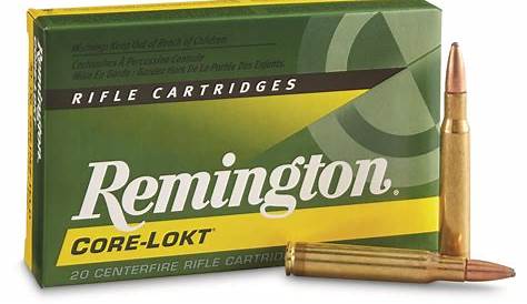 Remington, .30-06 Springfield, PSP Core-Lokt, 150 Grain, 20 Rounds