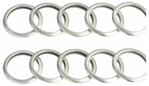 10Pcs M16 Oil Drain Plug Gasket Crush Washer Fit for Subaru Outback