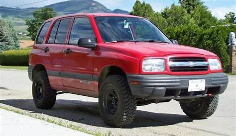2000 Chevrolet Tracker with 2" Suspension Lift Kit