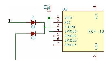digital logic - Putting an ESP8266 to sleep via either of two signals
