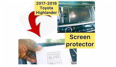 toyota highlander screen protector