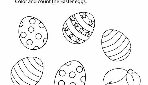 Easter Preschool Worksheets - Best Coloring Pages For Kids