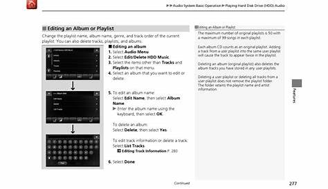 Acura MDX 2020 Owner's Manual (701 Pages), Page 280: uuAudio System