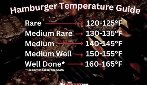 Hamburger Temperature Guide for Grilling (Free Temp Chart!) - The