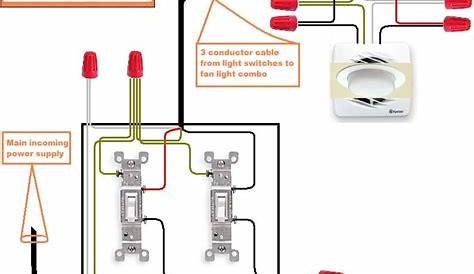 Wiring Bathroom Fan And Light Separately Diagram - Wiring Diagram and