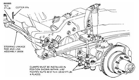 ford f350 front suspension parts diagram