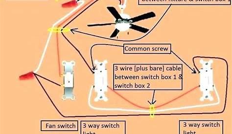 3 Way Switch Ceiling Fan Wiring Diagram
