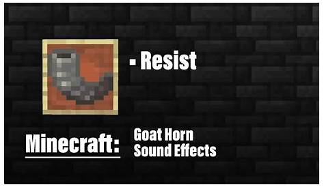 Resist - Minecraft Goat Horn SFX - YouTube