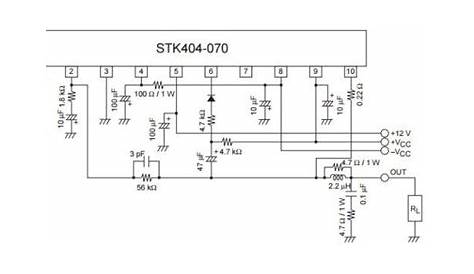 stk ic amplifier circuit diagram