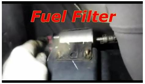 2000 ford explorer fuel filter location