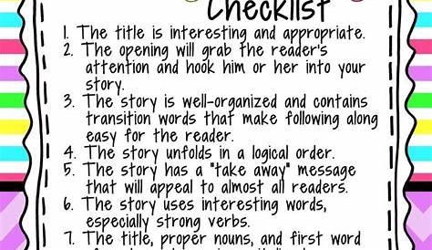 Perfect Revising and Editing Checklist for the upper grades!! | TpT